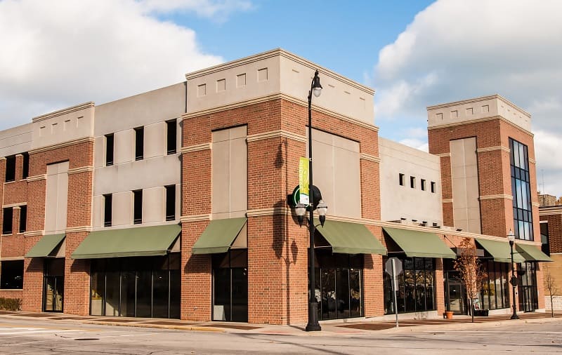 strip mall building